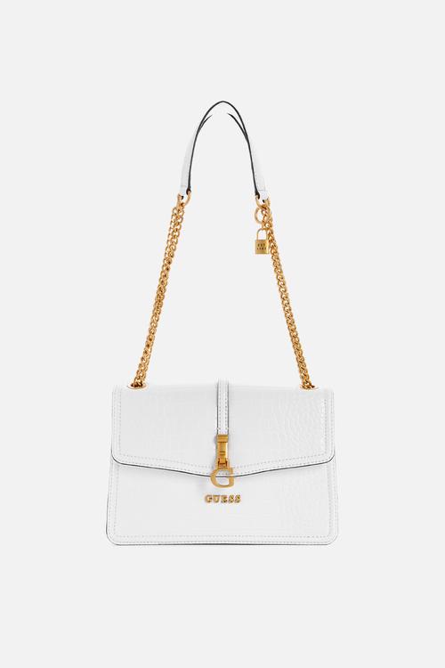 G James crossbody flap - white