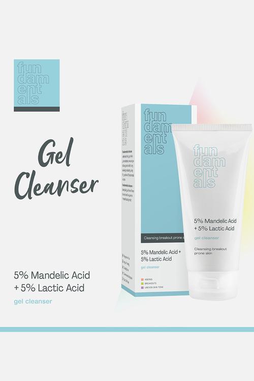 5% Mandelic Acid + 5% Lactic Acid, Gel Cleanser