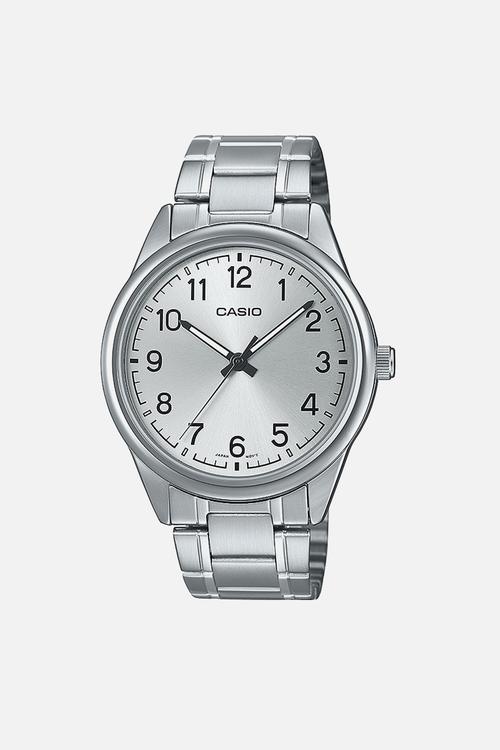 Analog grey dial number - silver