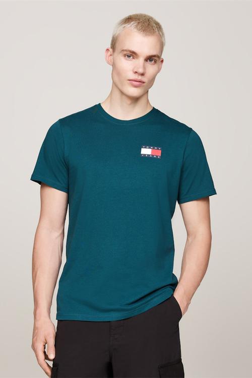 Tjm Slim Essential Flag Tee Ext - Deep Seawater