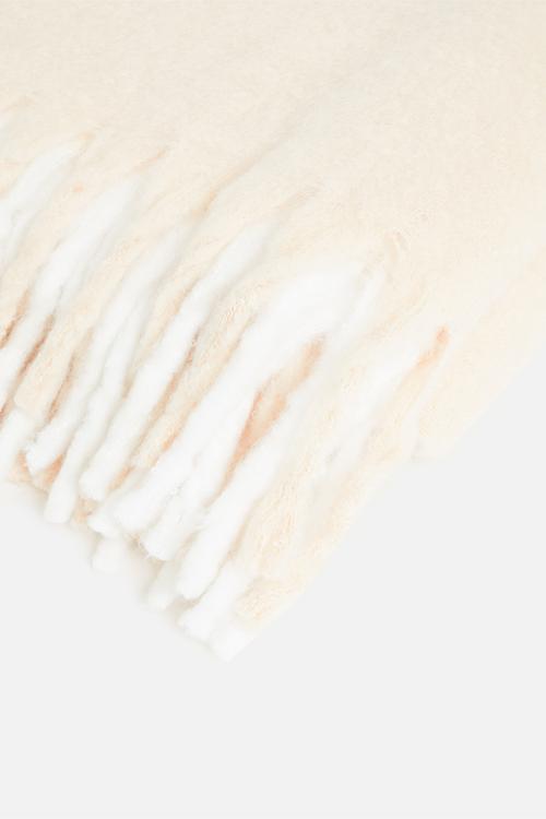 Faux Mohair Throw - Taupe