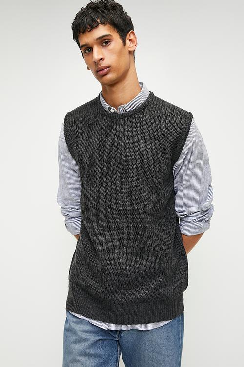 Knitwear - Dark Charcoal Marl