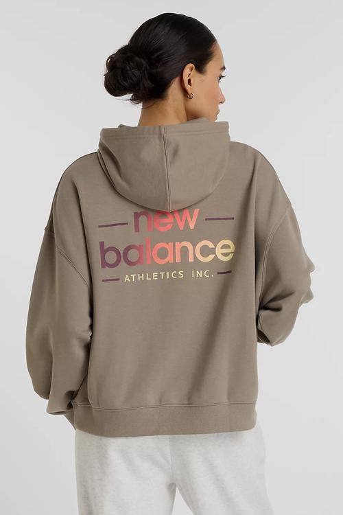 New Balance Multi Color Logo Hoodie - Dockside
