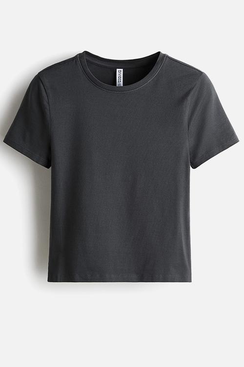 Fitted T-shirt - dark grey