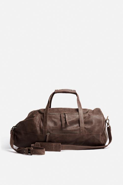 Leather Military Duffel