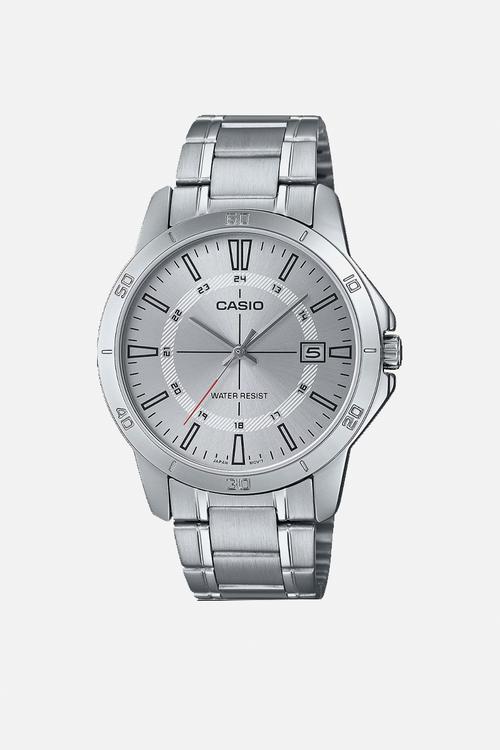 Wrist watch analogue - silver