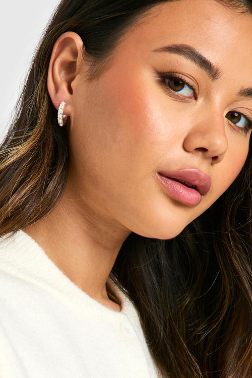 Silver 6 Pack Embellished Earrings - silver