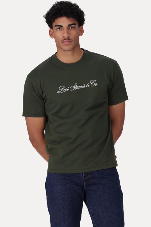 Vtg fit graphic tee za bri levis script