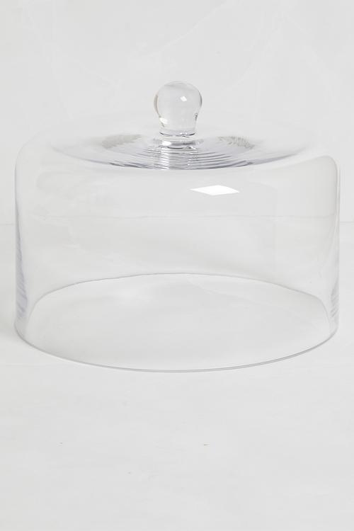Diamante straight side cake dome - Clear