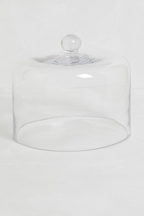 Diamante straight side cake dome - Clear