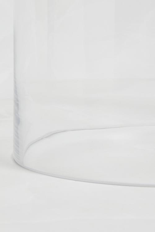 Diamante straight side cake dome - Clear