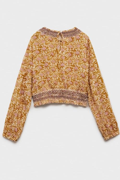 Blouse lourdes - dark yellow