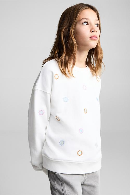 Sweatshirt mirrors - natural white