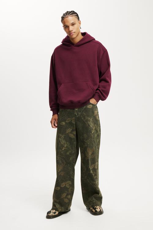 Box Fit Hoodie - Velvet Plum