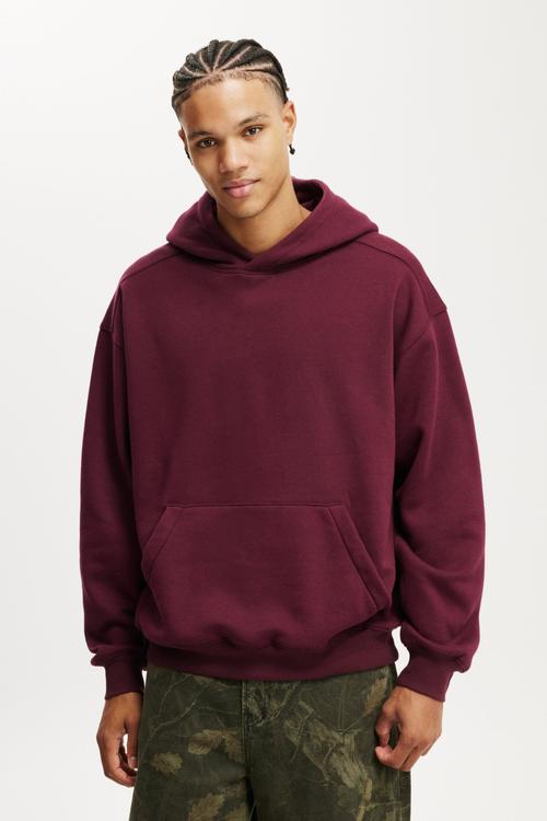 Box Fit Hoodie - Velvet Plum
