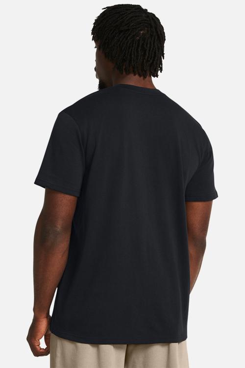 UA Heavyweight Left Chest Patch Tee - Black
