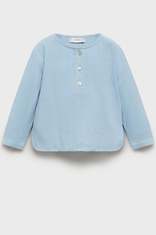 Shirt panama - light pastel blue