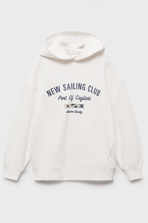 Sweatshirt routes - natural white