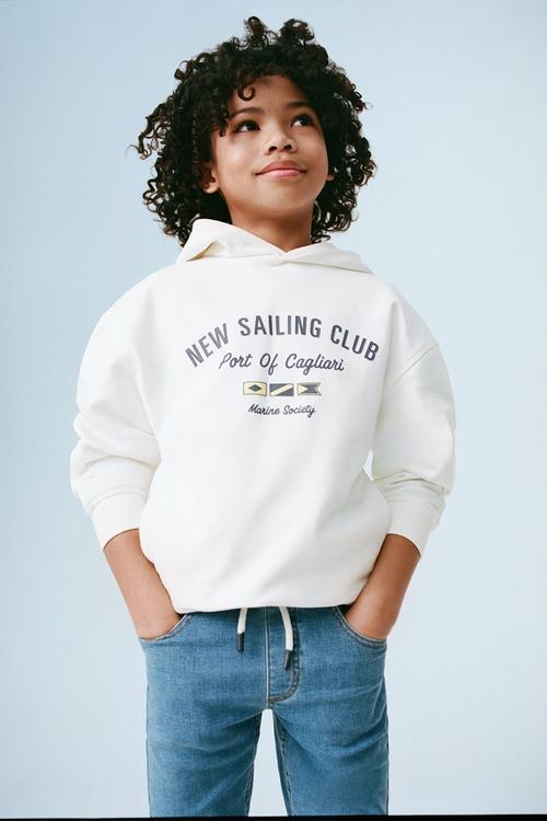 Sweatshirt routes - natural white