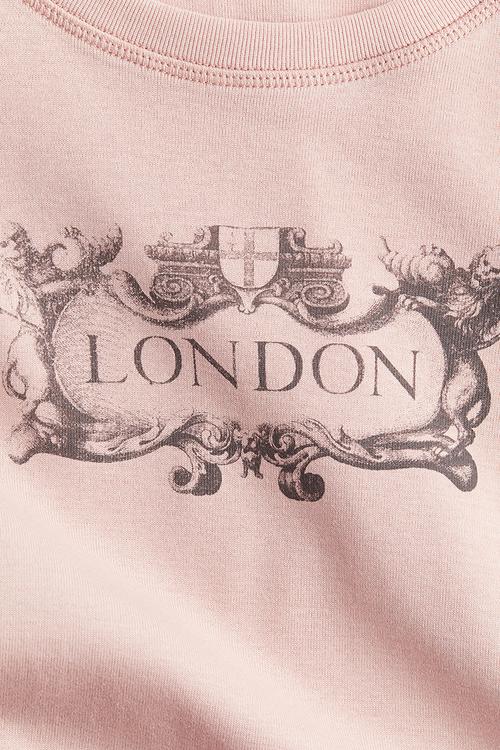 Printed T-shirt - apricot/the british museum