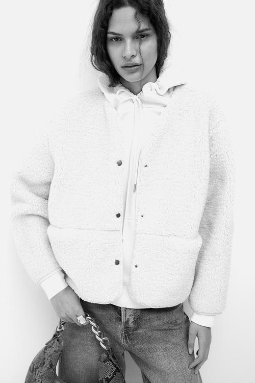 Teddy jacket - beige