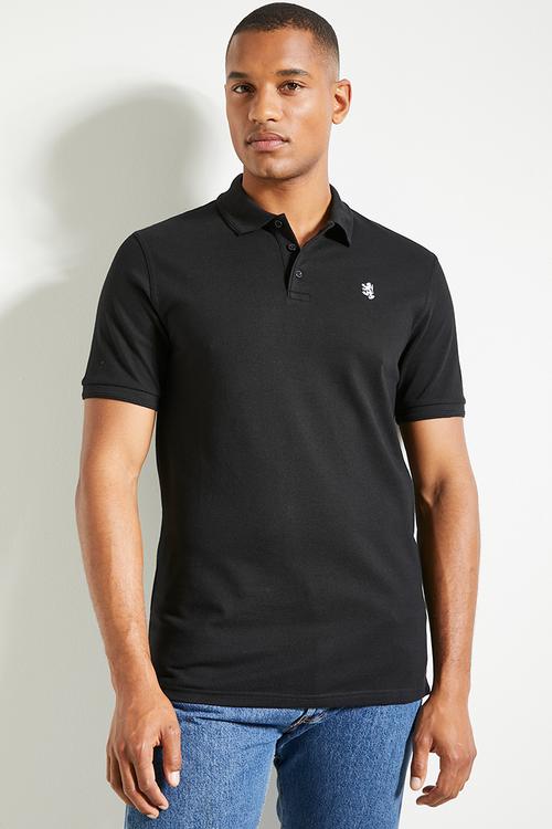 Pringle austyn pima pique golfer - black 