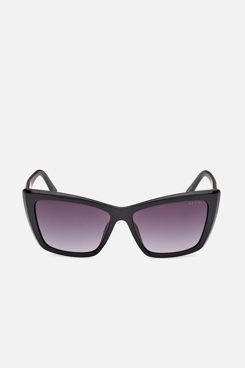 Cat Eye Shape Sunglasses 55mm - Shiny Black