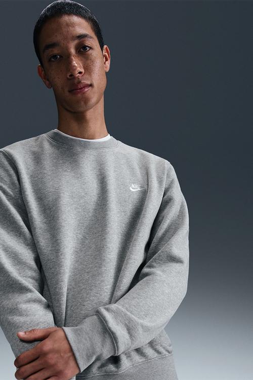 NSW Club BB Crew - Dk Grey Heather/White