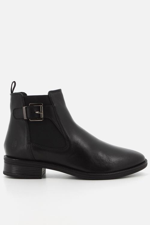 Annika Ankle  - Black leather