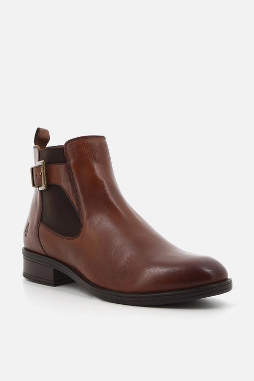 Annika Ankle  - Brown leather