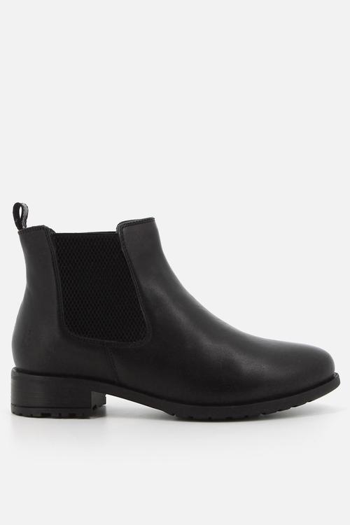 Gigi Chelsea - Black leather