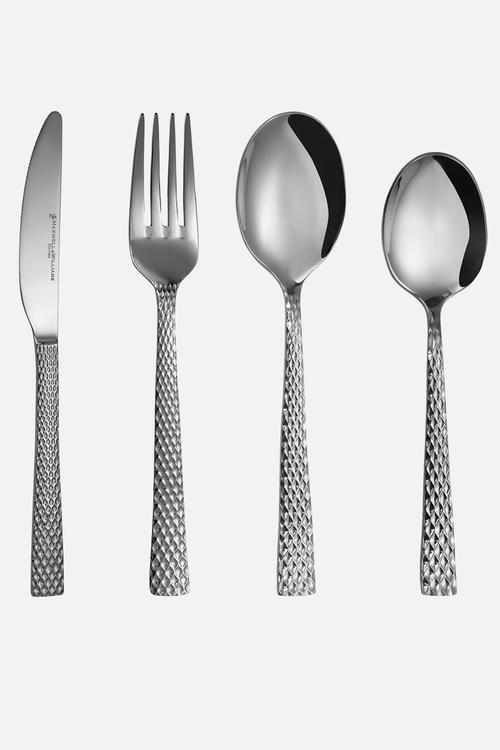 MW Diamonds Cutlery Set of 16 - Silver