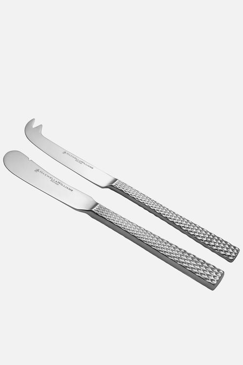 MW Diamonds Cheese & Pate Knife Set - Silver
