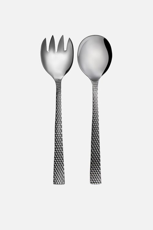 MW Diamonds Salad Server Set of 2 - Silver