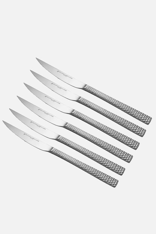 MW Diamonds Steak Knife Set of 6 - Silver
