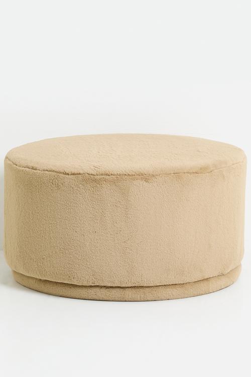 Juno wide ottoman-natural