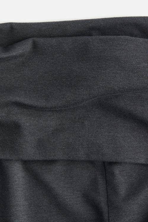 Flared jersey trousers - dark grey