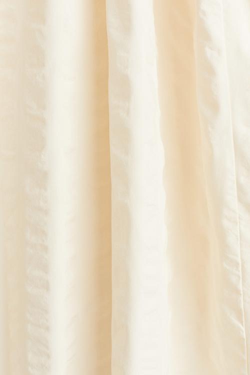 Puff-sleeved dress - cream