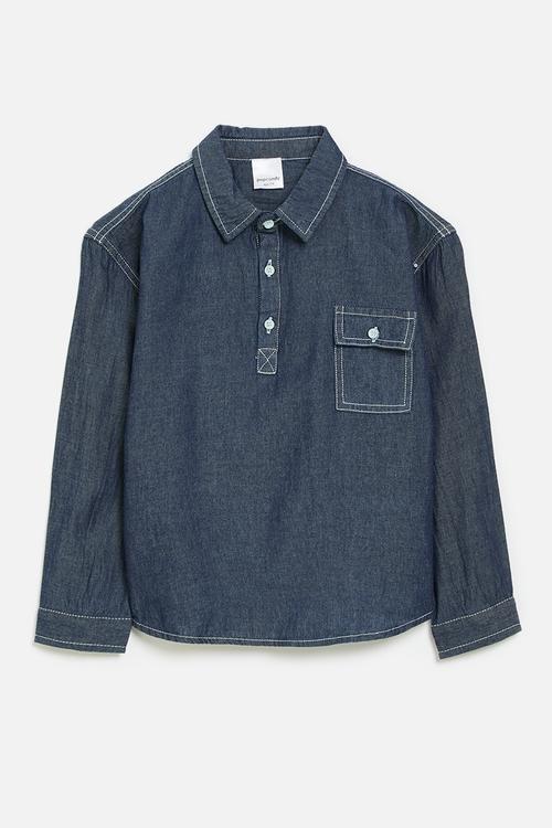 Denim shirt - dark blue