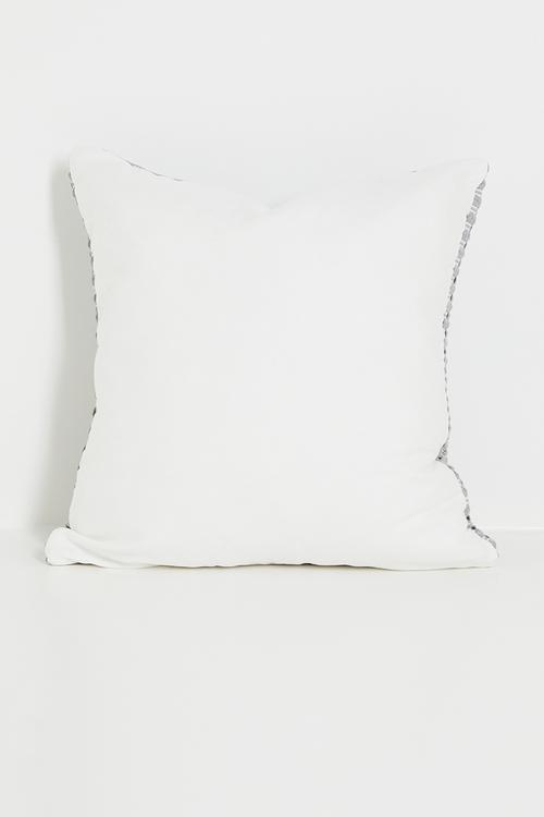 Zuri embroidered cushion cover - Grey