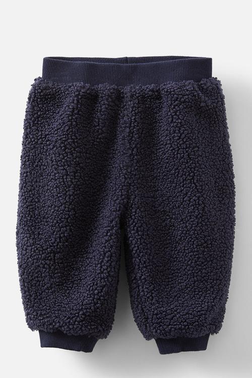Teddy fleece trackpant - navy ink