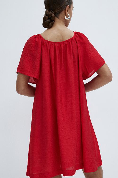 A-line dress - red