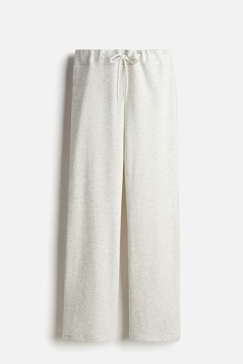 Straight joggers - light grey marl
