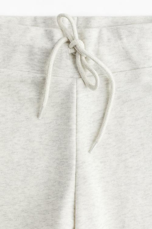 Straight joggers - light grey marl
