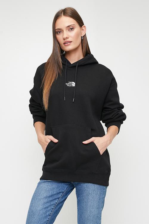 W Essential Oversize Hoodie - Black