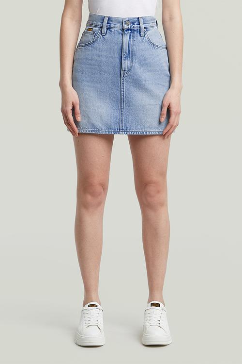Viktoria Short Skirt Clean Edge Wmn - Sun Faded Blue Cape