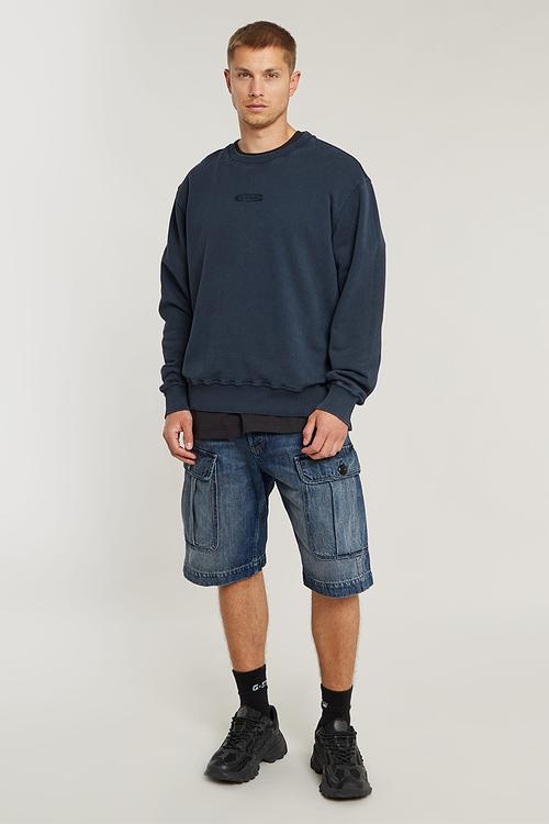Washed relaxed r sw - blue