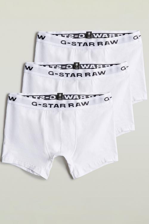 Boxer Briefs 3 Pack - White/White/White