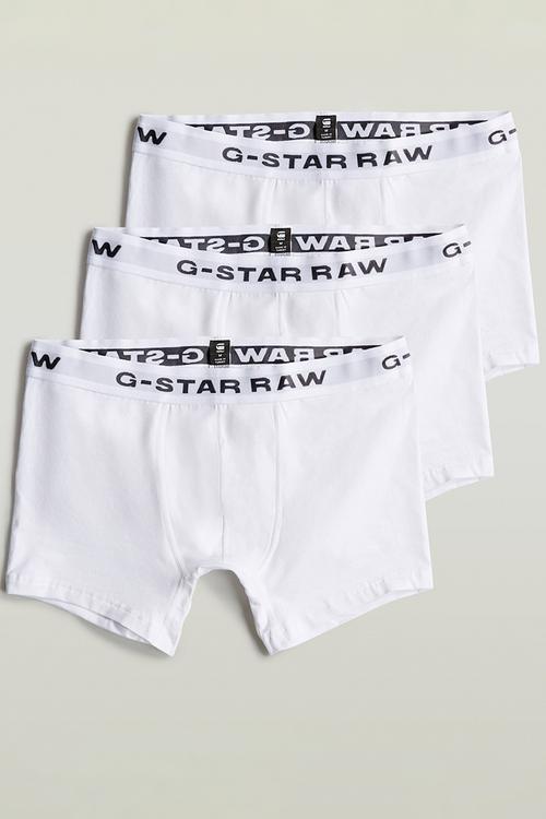 Boxer Briefs 3 Pack - White/White/White