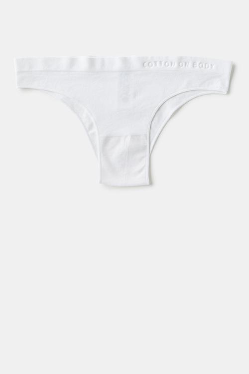 Seamless Hipster Cheeky Brief 3Pk - Black Deboss/White Deboss/Grey Marle Deboss